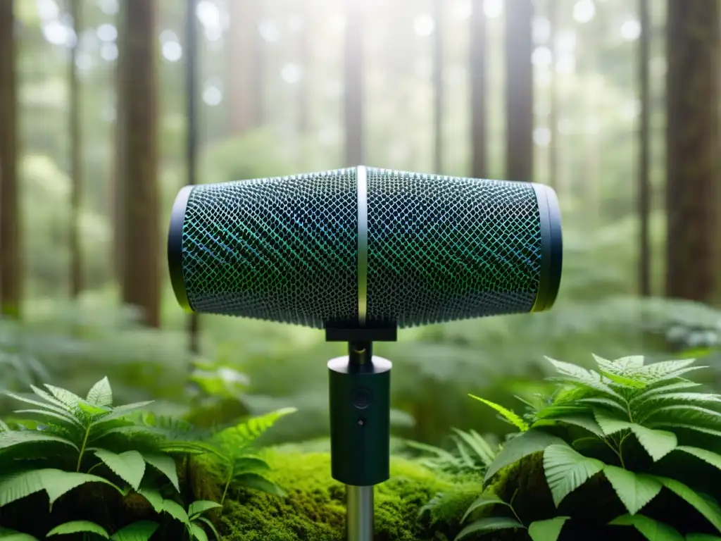 Un arreglo de micrófonos 3D captura la esencia de la naturaleza en una grabación de campo