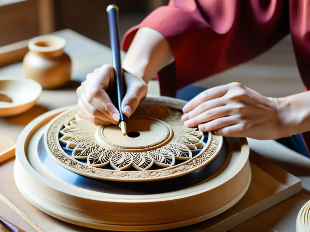 Un artesano coreano experto construye con dedicación un chang coreano, mostrando la historia y el sonido de este instrumento tradicional