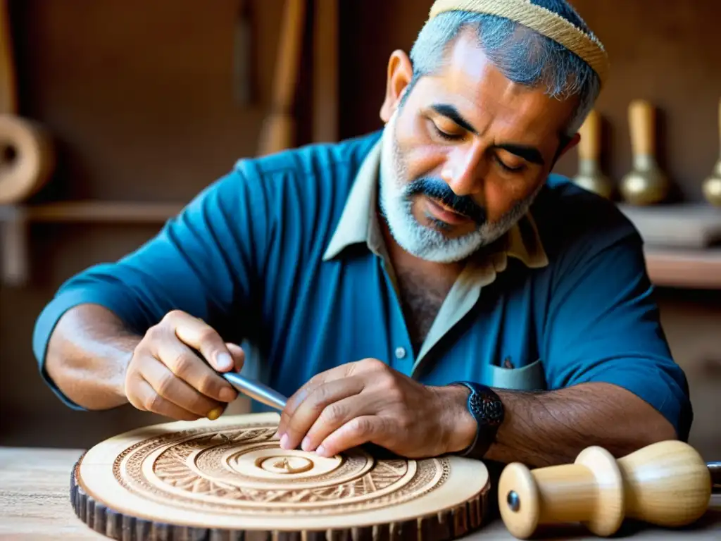 Un artesano habilidoso preserva la zurna de Oriente Medio, tallando madera y ajustando las llaves metálicas con concentración