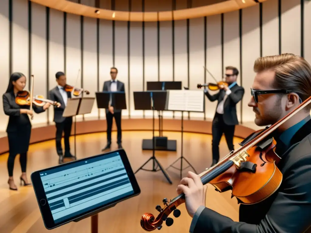 Una asombrosa orquesta virtual en realidad aumentada, fusionando música clásica con tecnología avanzada