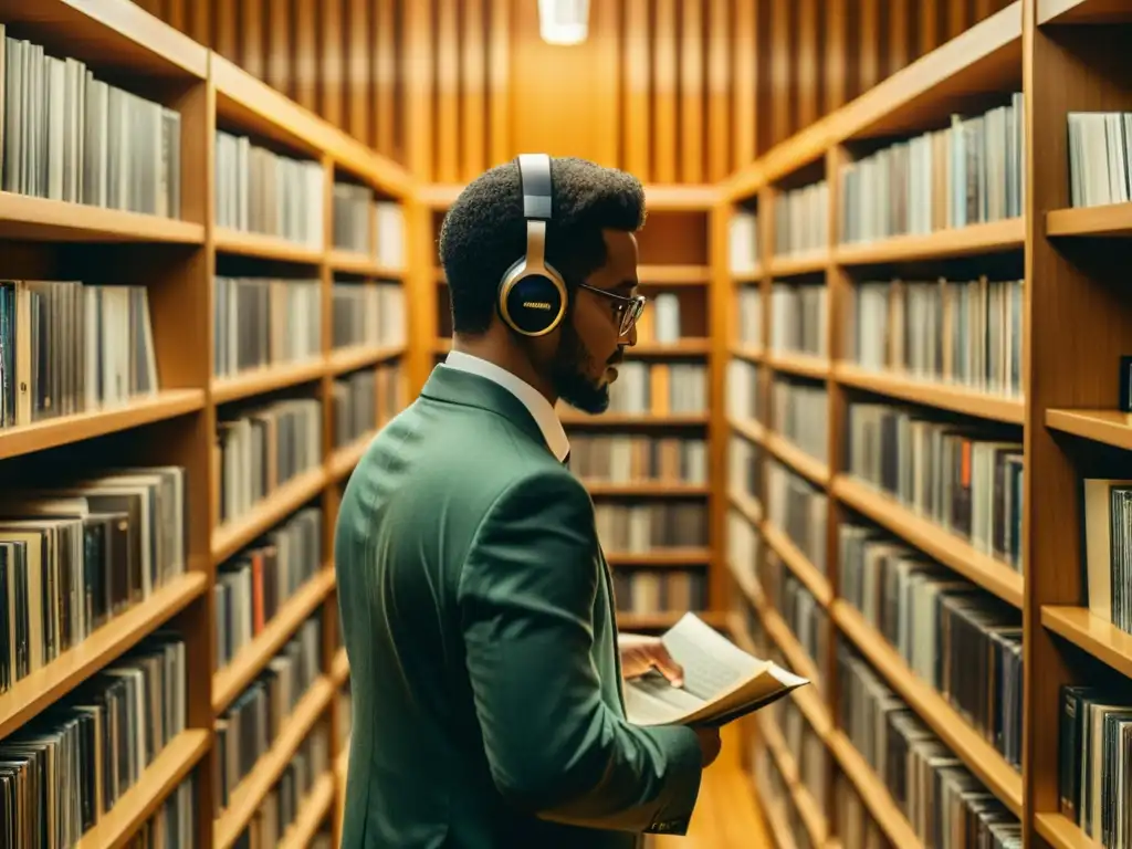 Una biblioteca de sonido muestra la importancia de bibliotecas de sonido como recursos invaluables para la investigación y preservación musical