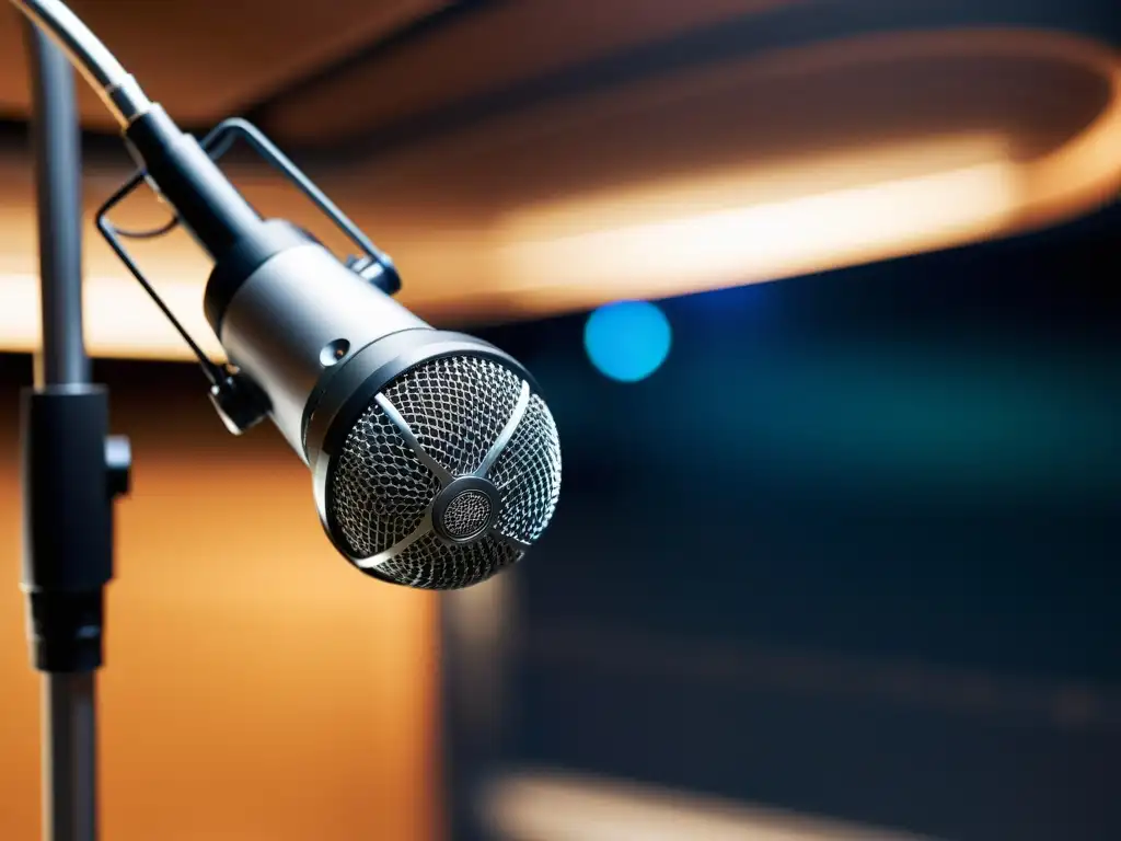 Detalles profesionales de grabación binaural en estudio Detalle de la configuración estudio grabación binaural en un entorno profesional, resaltando la precisión y expertise en este campo