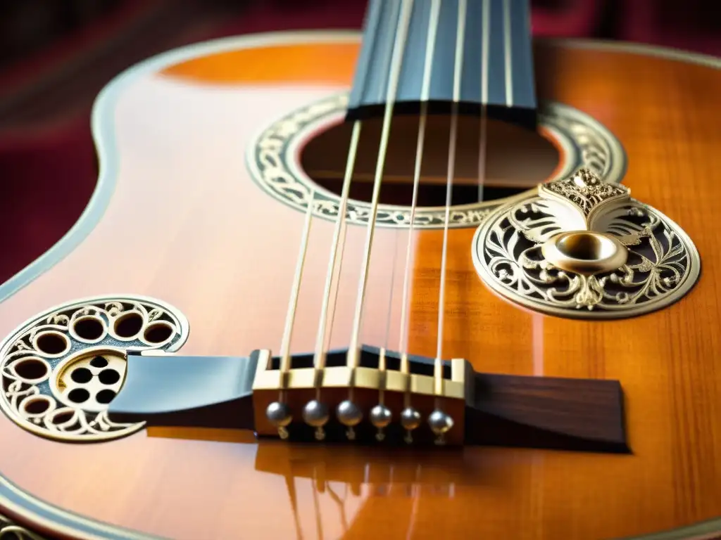 Detalle del salterio mostrando su artesanía y rica historia en la música sacra