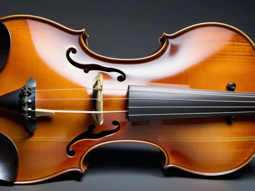 Detalle de una Viola d'amore del siglo XVIII, resalta historia y sonido de la Viola d'amore con su belleza atemporal y artesanía exquisita