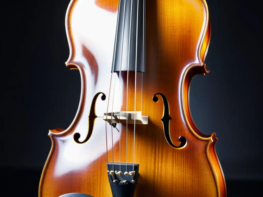 Detalle de violonchelo eléctrico: historia y sonido