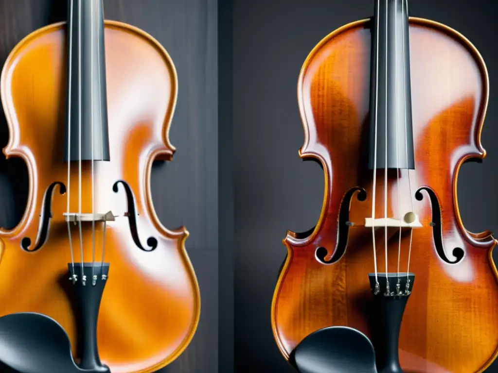 Diferencias entre un violín barroco y un violín moderno en una comparación detallada