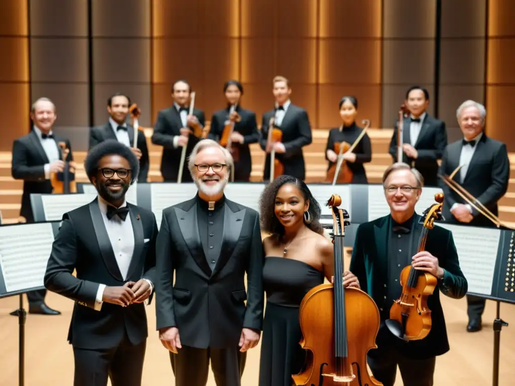 Un grupo diverso de directores de orquesta de renombre mundial, con una presencia comandante y sutil, junto a una variedad de instrumentos clásicos