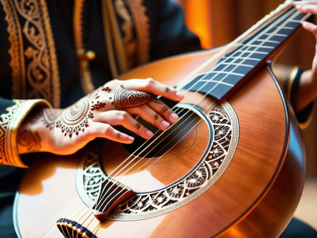 Las hábiles manos del músico árabe despiertan la historia y sonido del oud árabe en un emotivo concierto