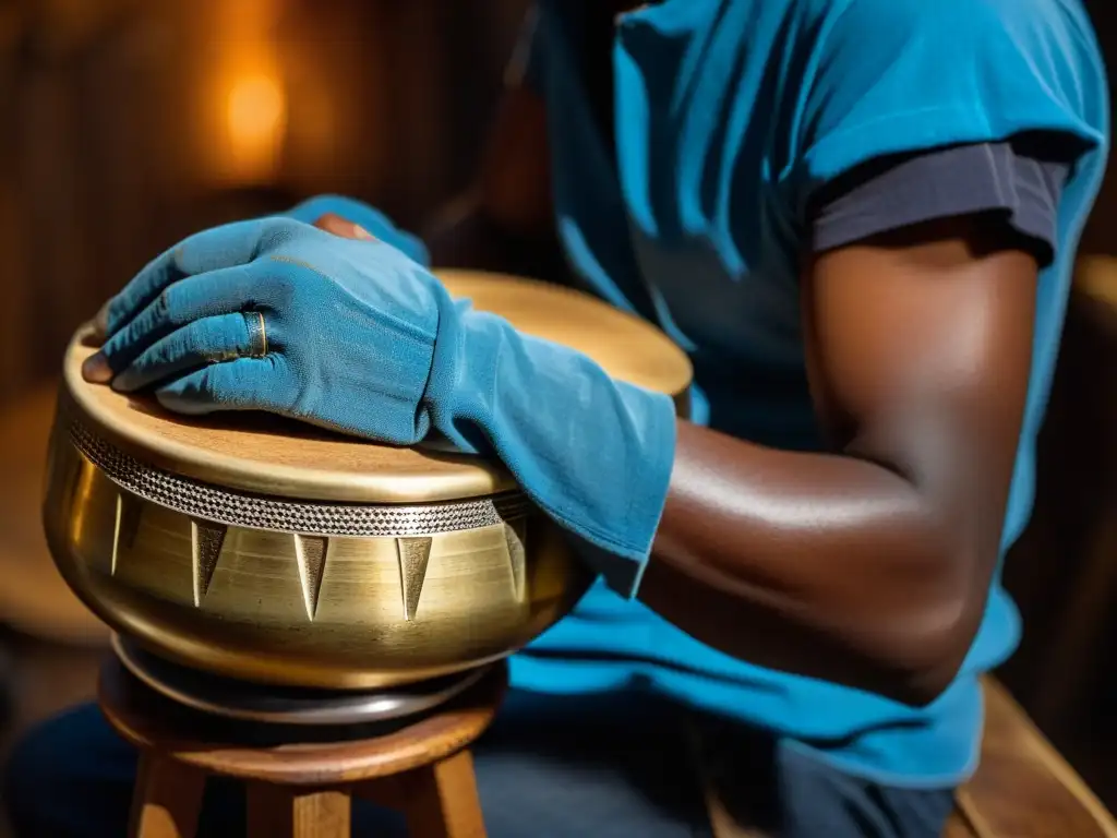 Una imagen evocadora de una corneta en el Blues Delta, con una atmósfera de historia, tradición y espíritu musical