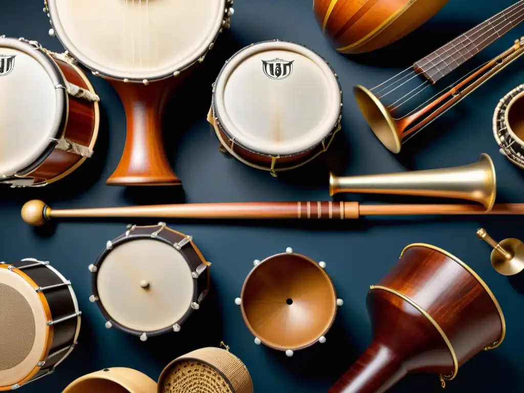 Una imagen impactante muestra la diversidad de instrumentos musicales y su impacto en la globalización cultural