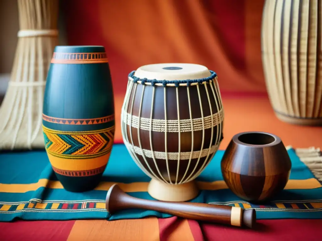 Comparación de Udu drum con otros instrumentos africanos tradicionales como el djembe, talking drum y shekere
