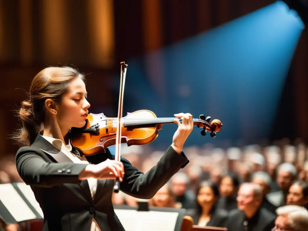 Intensa competencia de violín en un prestigioso concurso mundial