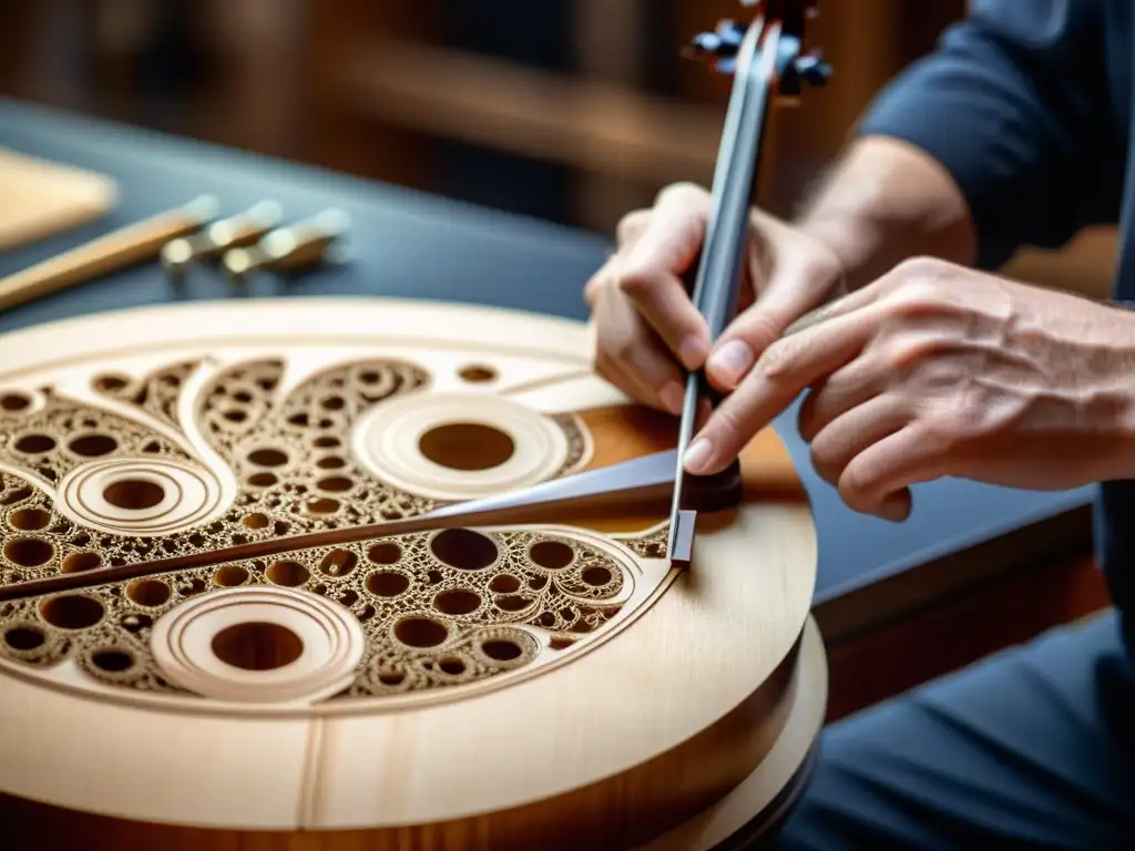 Un maestro luthier fusiona la nanotecnología con la tradición al esculpir con precisión la tapa armónica de un violín