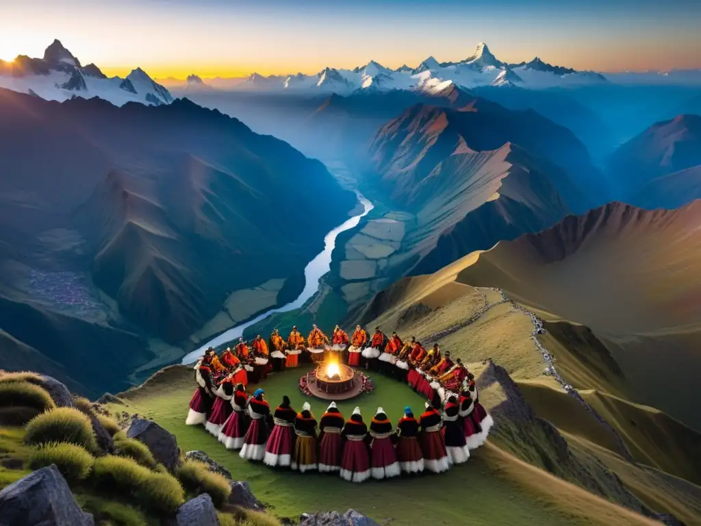 La majestuosa belleza de los Andes al atardecer en el Festival Internacional Música Andina Altura