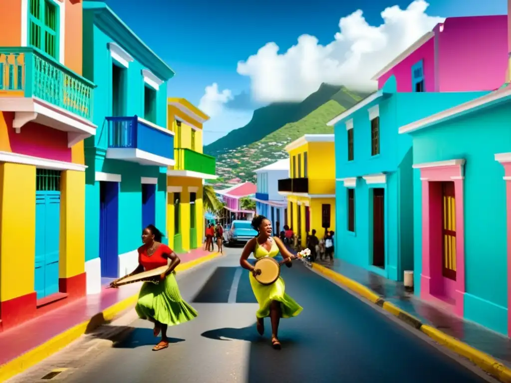 Migración caribeña en la música pop: Calles vibrantes, música en vivo y coloridas edificaciones capturan la esencia cultural del Caribe