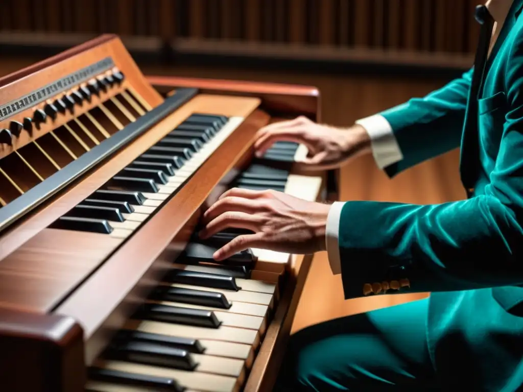 Un músico interpreta el Ondes Martenot en un concierto íntimo