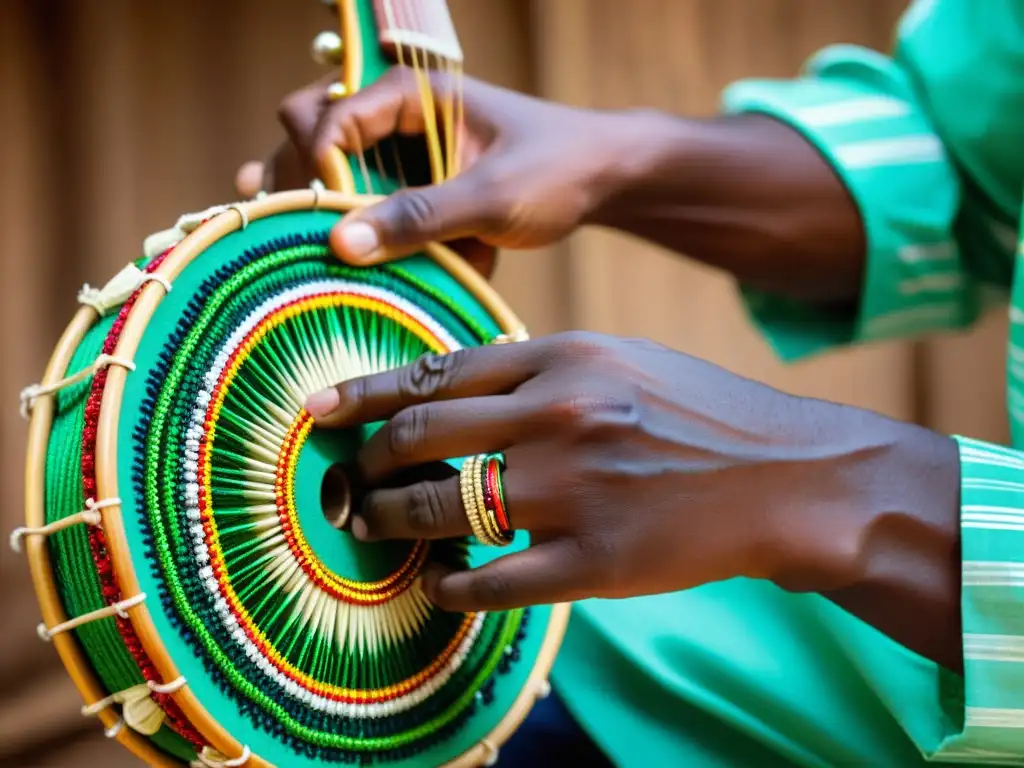 Un músico experto toca el Agidigbo, destacando la importancia cultural del instrumento nigeriano