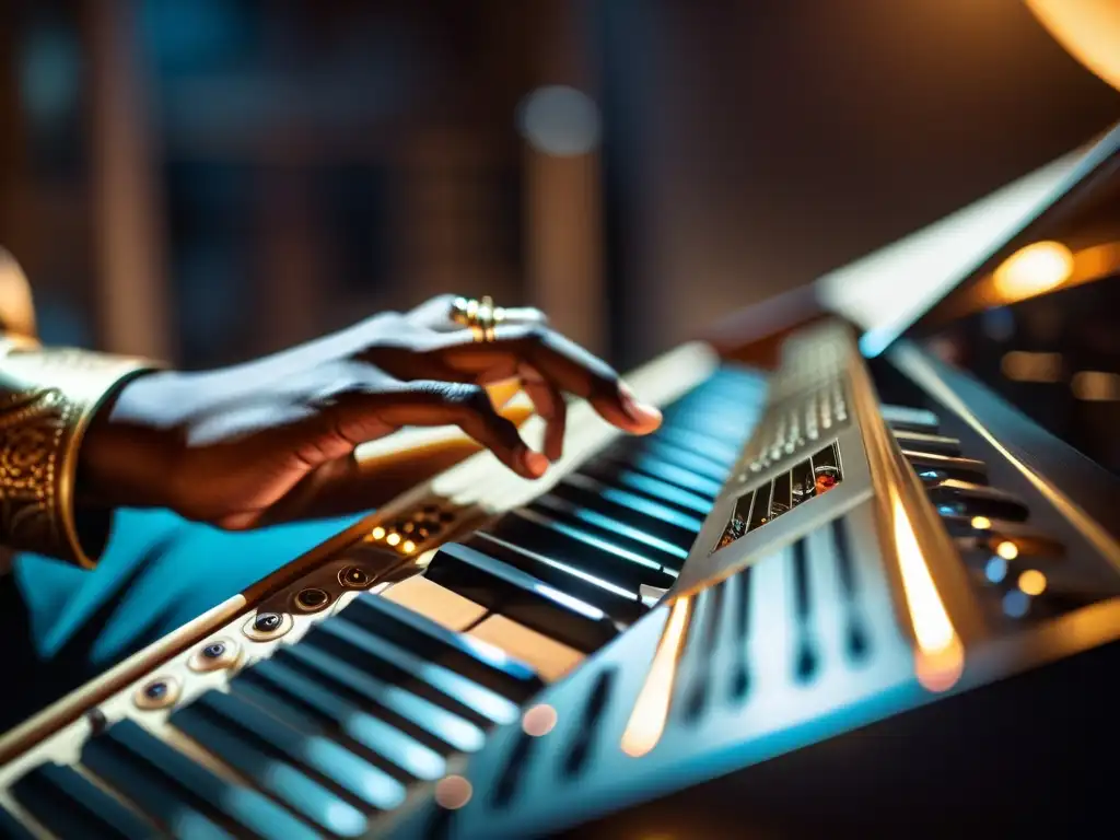 Maestría en la música: Instrumento de viento sin válvulas en acción Un músico experto toca con precisión un instrumento de vientometal Valveless, mostrando su destreza y pasión en un estilo documental cautivador