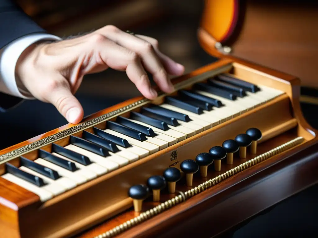 Un músico habilidoso interpreta con precisión el flageolet, destacando la técnica y la pasión en las composiciones clásicas