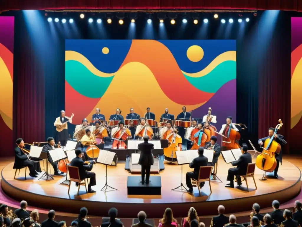 Una orquesta tradicional en un escenario mundial, efecto globalización en orquestas tradicionales