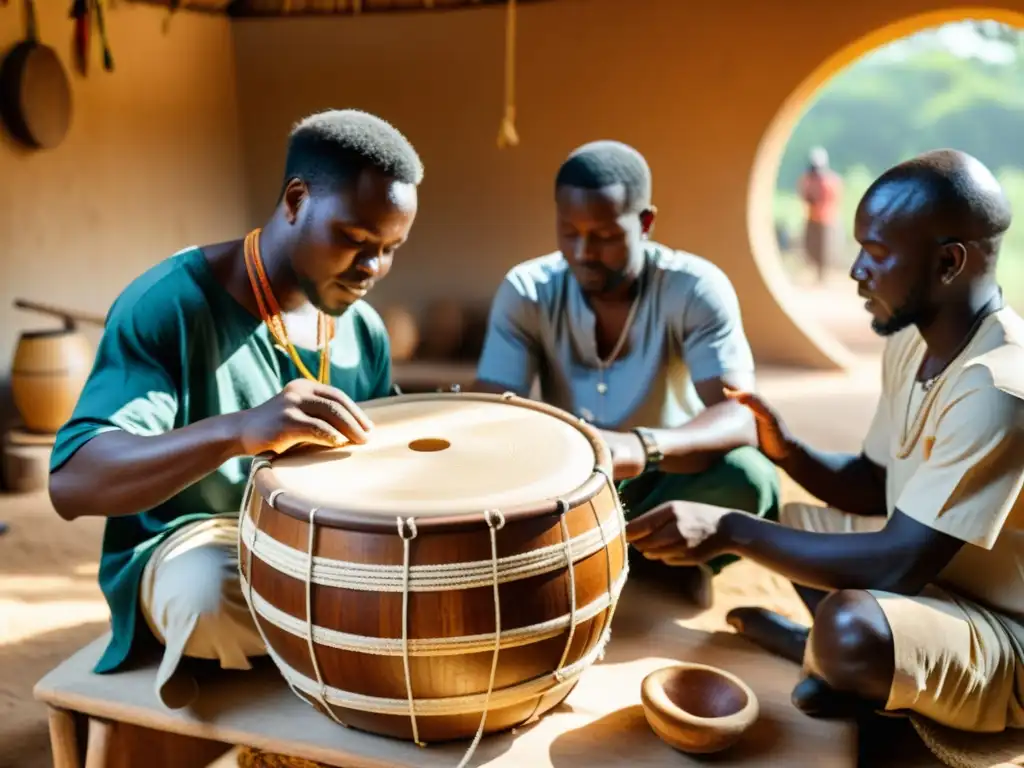 Un taller tradicional en África occidental