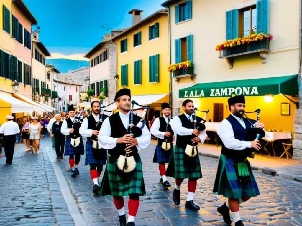 Vibrante Festival de la Zampogna en Italia, llena de color y música tradicional