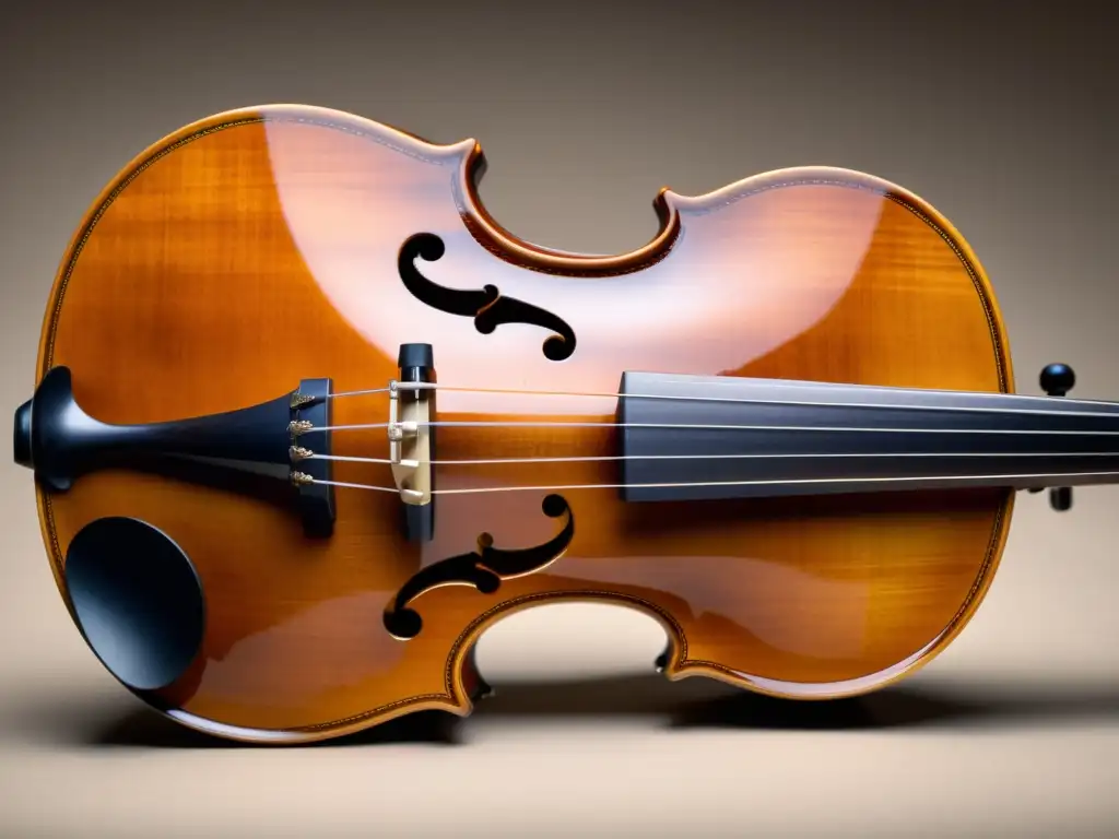 Una Viola d'amore bellamente elaborada muestra detalles intrincados y elegancia histórica